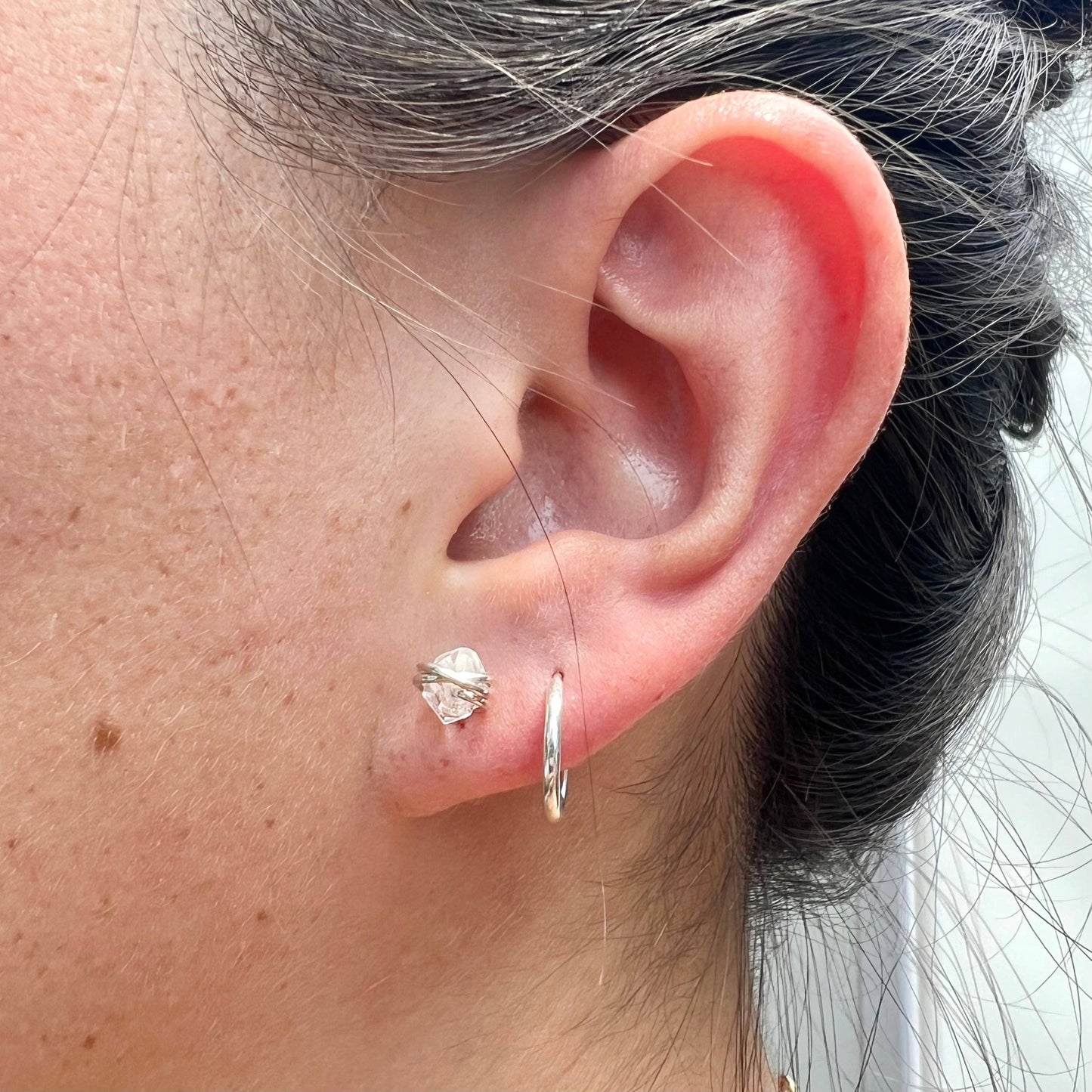 Herkimer Twist Studs
