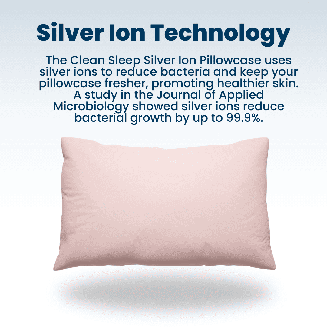 Clean Sleep Silver Ion Pillowcase (Single)